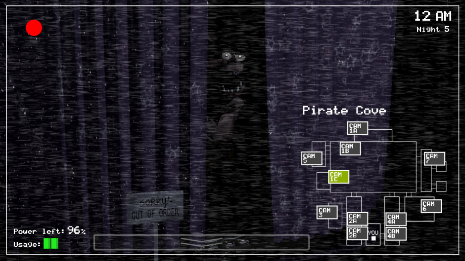 Five nights at freddy's security camera map